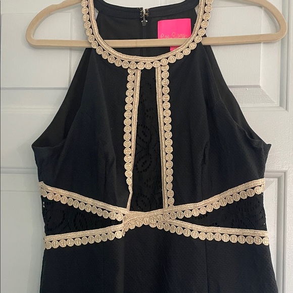 Dress Designer By Lilly Pulitzer In Black, Size: M main image 0